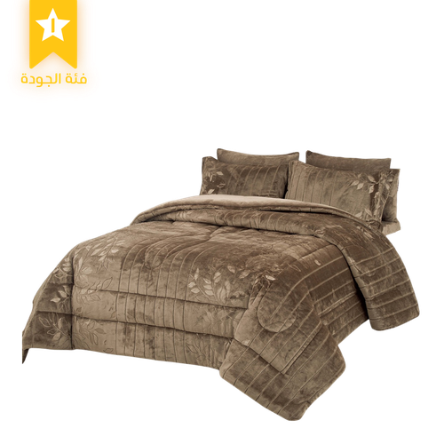 Ana Double Sized Winter Fur Bedding - 6 Piece 03