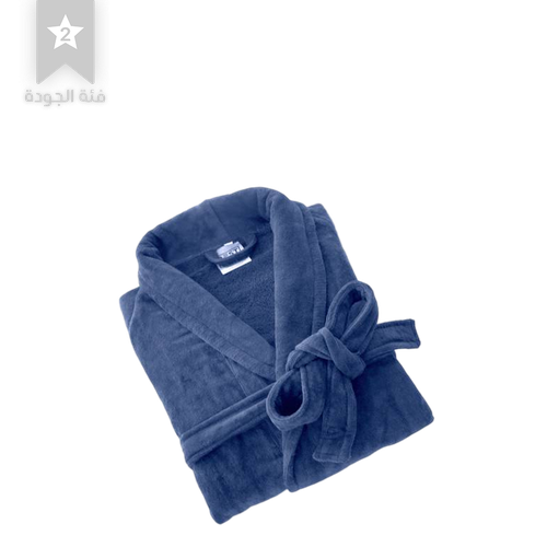 Blue terry bathrobe XL