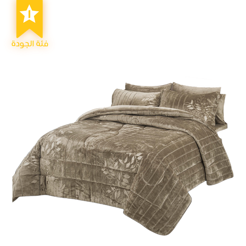 Ana Double Sized Winter Fur Bedding - 6 Piece 07
