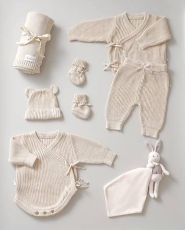 Cream Kimono Set | طقم كيمونو كريمي