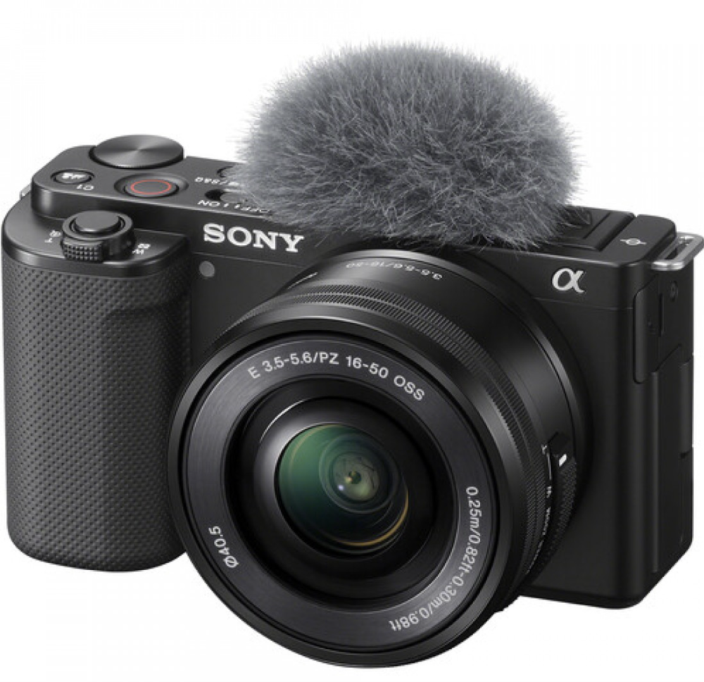 Sony ZV-E10 Mirrorless Camera with 16-50mm Lens (Black)