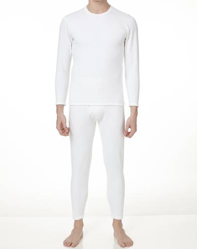 بجامه برومان حراري فرو THERMAL رجالي - ابيض - XL