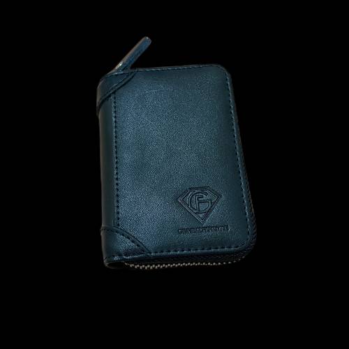 محفظه بطائق جلد  - Black