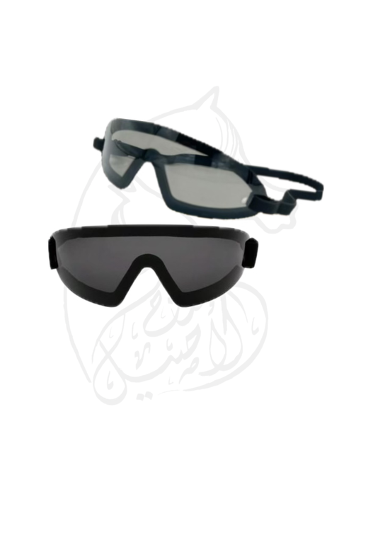 نظارة سباق أسود