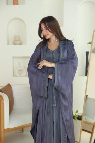 كيمونو لؤلؤة فاس ✨ (طقم قطعتين)