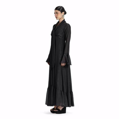 Maison Ein Shimmer Chiffon Lined Maxi Dress 2