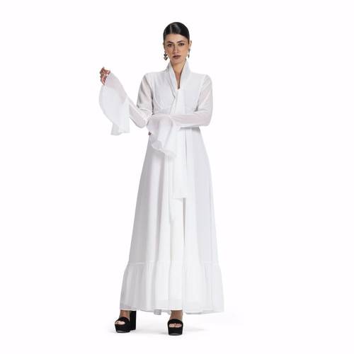 Maison Ein Shimmer Chiffon Lined Maxi Dress 5