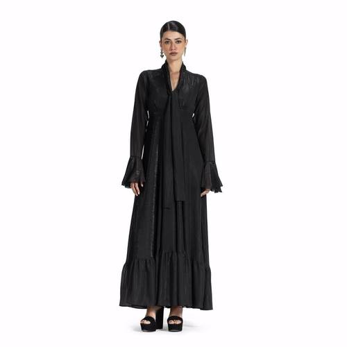 Maison Ein Shimmer Chiffon Lined Maxi Dress 1
