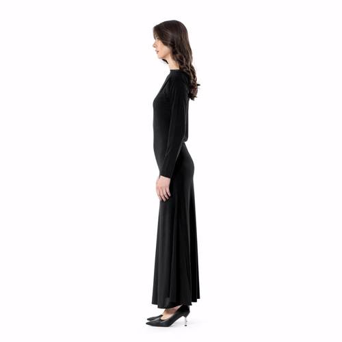 Soft Shoulder Pleats – BLACK 3