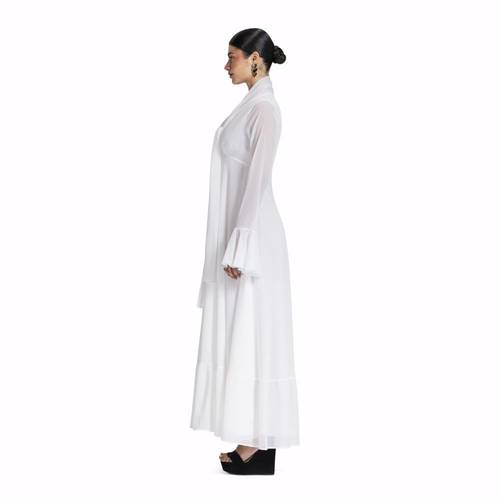 Maison Ein Shimmer Chiffon Lined Maxi Dress 4