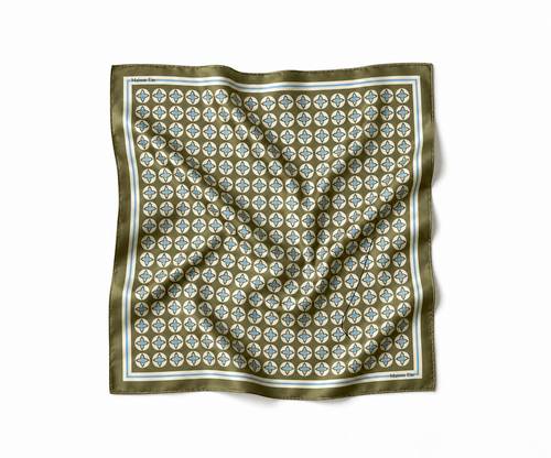 SIGNATURE SILK SCARF –OLV 1