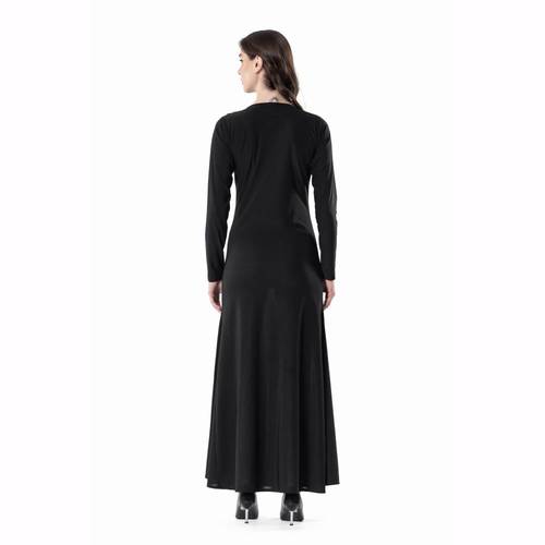 Soft Shoulder Pleats – BLACK 4