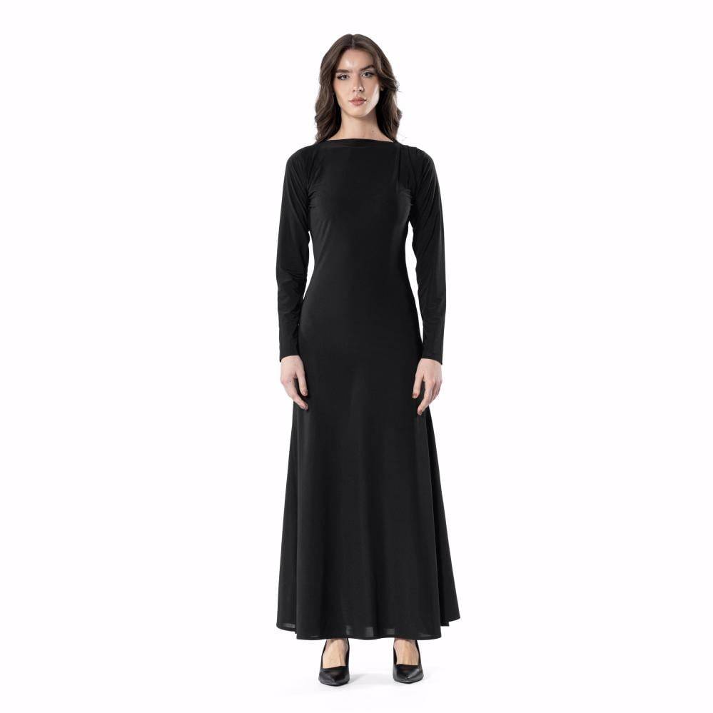 Soft Shoulder Pleats – BLACK