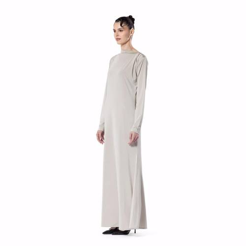 Soft Shoulder Pleats – BEIGE 2