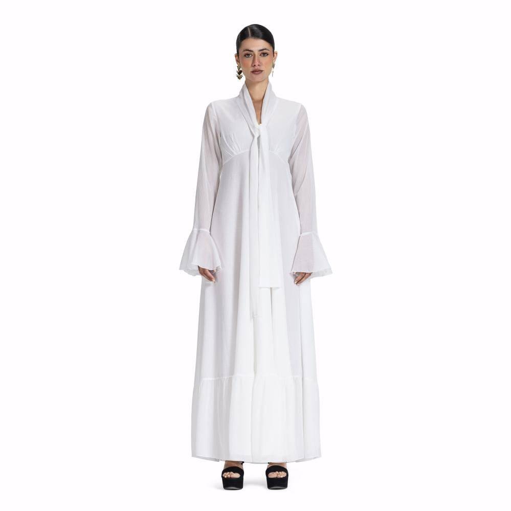 Maison Ein Shimmer Chiffon Lined Maxi Dress