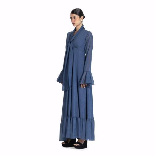 Maison Ein Shimmer Chiffon Lined Maxi Dress 2