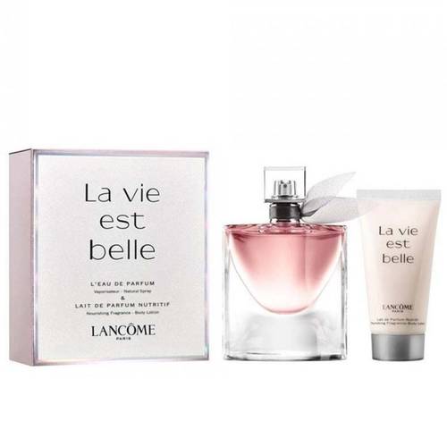La vie est belle Lancome l'eau de parfum 50ml  refillable+ bl 50ml travel set