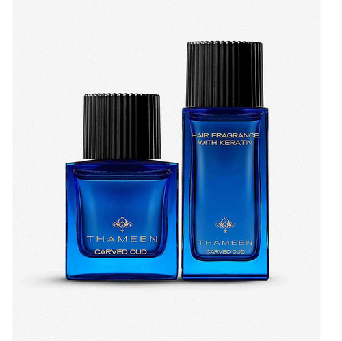 كارفد عود ثمين 2 قطعة طقم (كارفيد عود 50مل عطر الشعر 50مل)