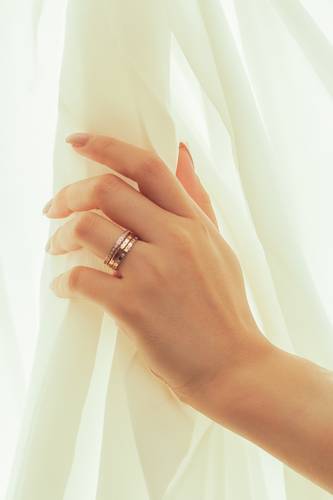 خاتم Luna Rose gold  