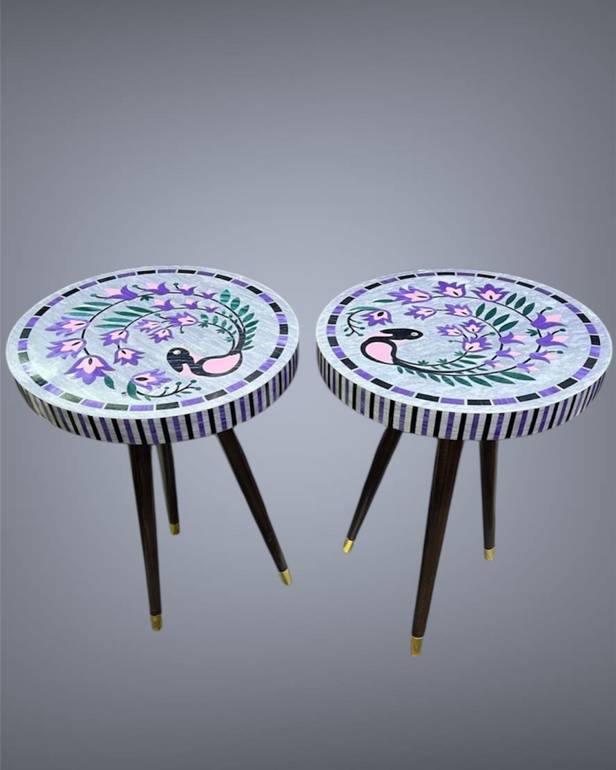 Mother of Pearls Side Table