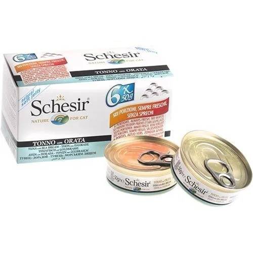شيزر بوكس طعام رطب تونا وسمك دينيس جيلي 6*50غ