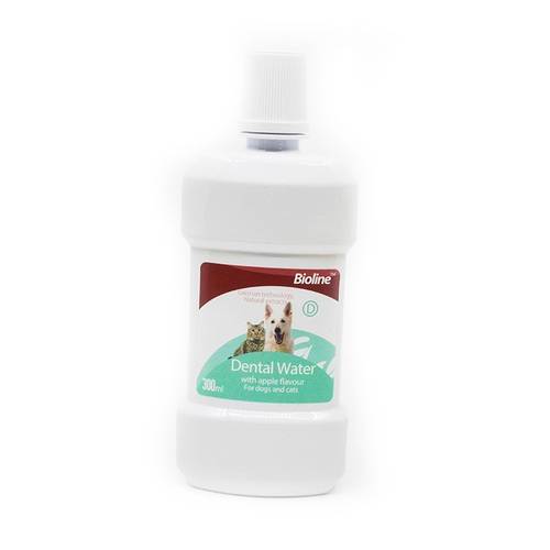 بايولاين غسول فم بالتفاح للعناية بأسنان الكلاب و القطط300ml