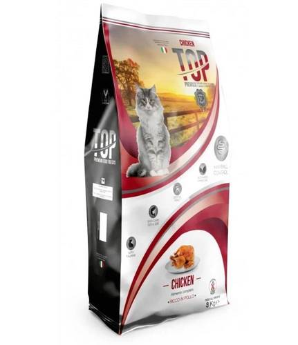توب طعام جاف دجاج 3كغ