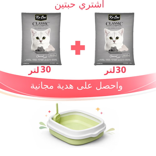  رمل كت كات بدون رائحه30 لتر