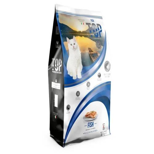 توب بالسمك طعام جاف