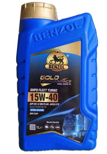 15W-40 CK-4/SN PLUS E11 DPF 1L زيت محرك تخليقي كامل 1 لتر