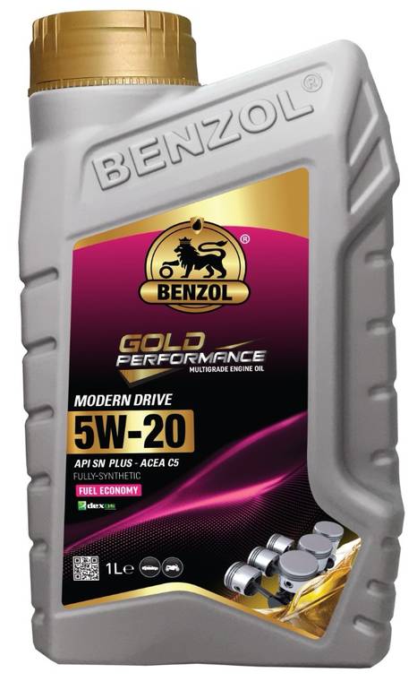 Benzol 5w20 SN PLUS - C5 زيت محرك تخليقي كامل 1 لتر