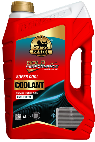 RADIATOR COOLANT 50% ماء راديتر أحمر50% 4 لتر