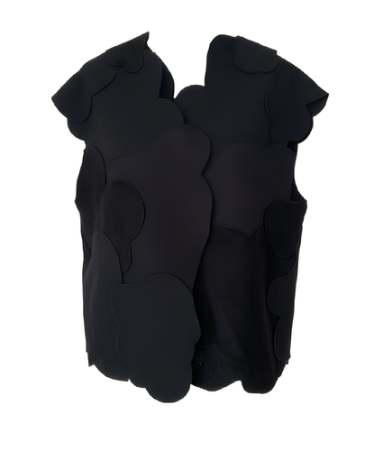 Emporio Armani Black Sleeveless Winter Vest