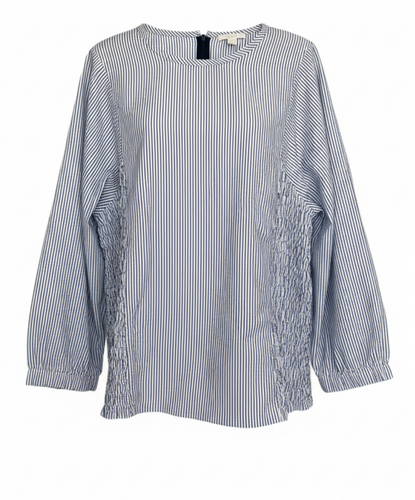  COS Striped Long-Sleeve Blouse