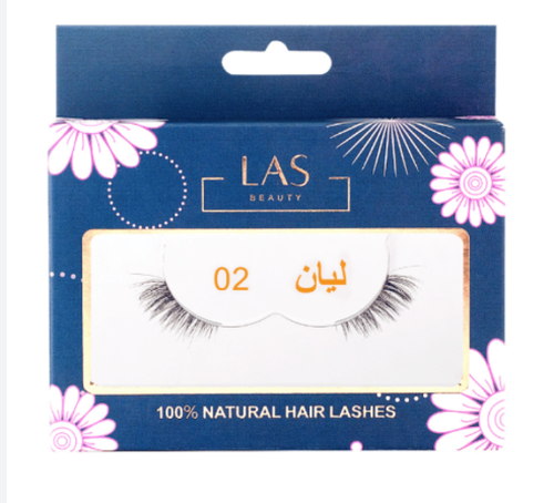 لاس بيوتى رموش طبيعيه ليان رقم 02