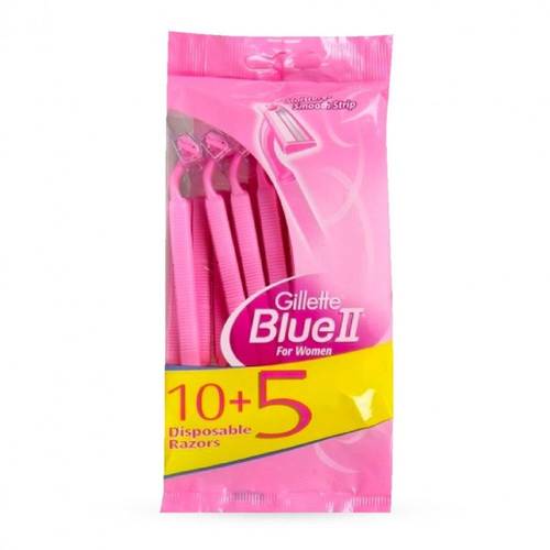 جيليت حلاقه بلو تو نسائى 5+10 وردى 15 عبوه