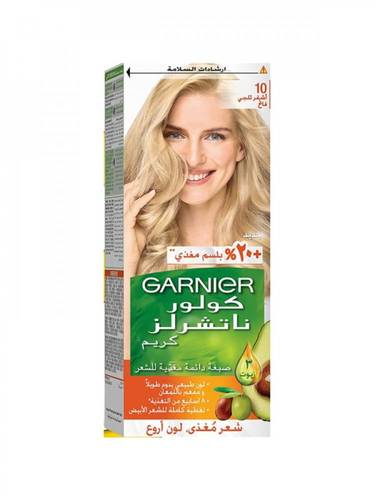 غارنييه صبغه شعر كولور ناتشرلز اشقر ثلجى فاتح 10