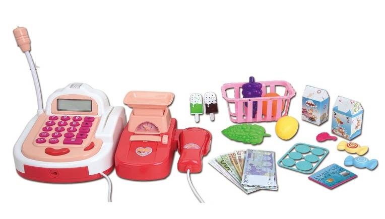  Kids Cash Register Play Set 