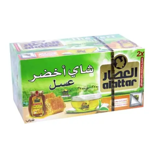 شاي اخضر بالعسل العطار