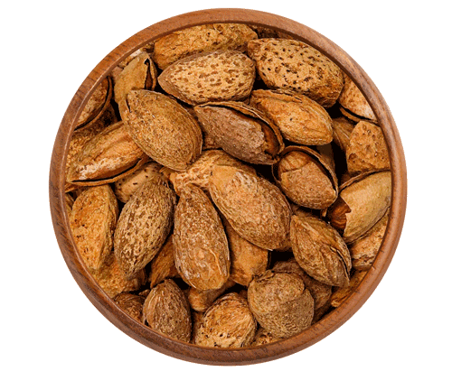 لوز بالقشر محمص