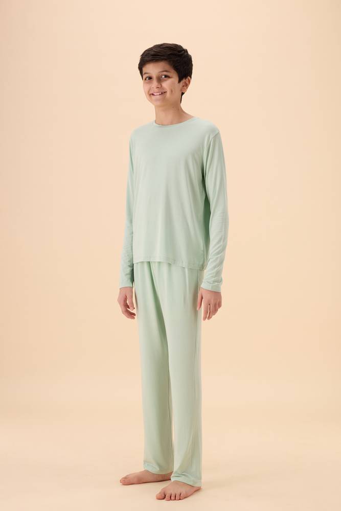 بجامة أطفال | بيور طويل أكمام طويلة | TENCEL™ Modal - هدوء المرج - 4-5