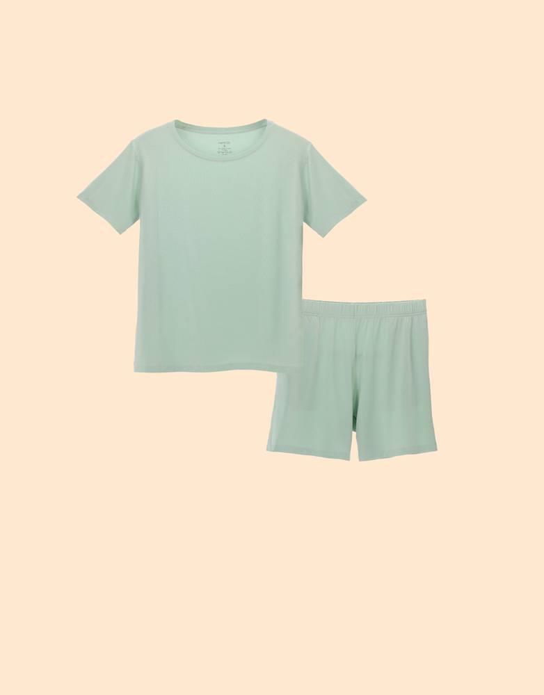 بجامة رجال | بيور شورت أكمام قصيرة | TENCEL™ Modal - هدوء المرج - XL