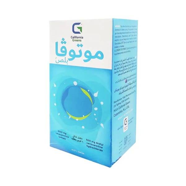 كاليفورنيا جرينز موتوفا بلس (30) قرص قابل للمضغ