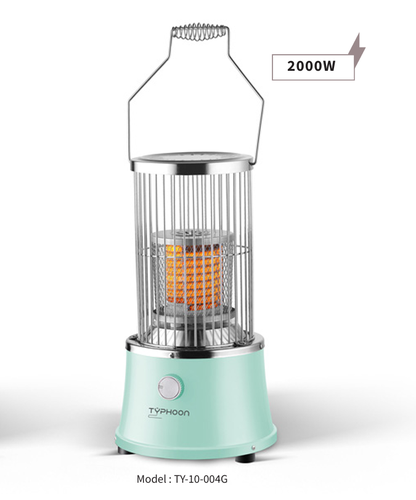 تيفون دفاية كهربائية مدور سيراميك اخضر 2000W