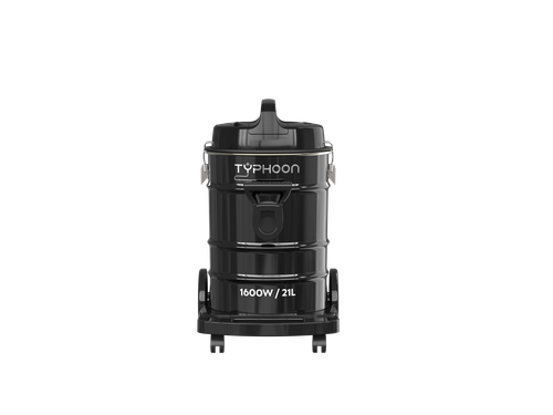    مكنسة Typhoon برميل TY-5-012 B  أسود 21 لتر - 1600 واط