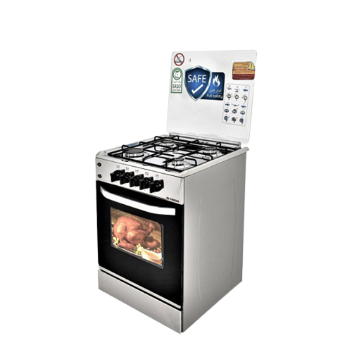   فرن غاز FRESH مقاس 55×55 سم استيل 4 عيون مصري