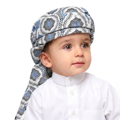 عمامة أطفال (حمدانية ) - شال أبيض 8