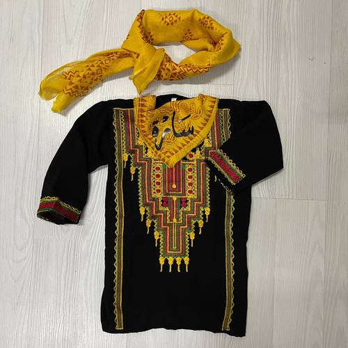 بكج ثوب عسيري 3 قطع ببندانة بالاسم