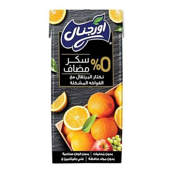 اورجينال عصيربرتقال مع الفواكة المشكلة 200 ml
