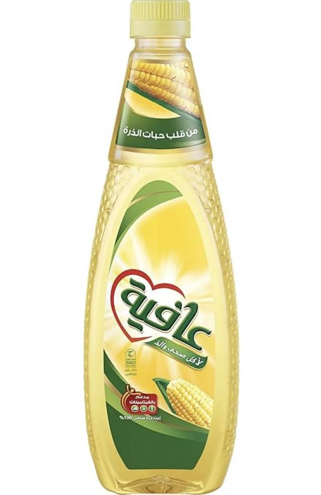 زيت ذرة نقى عافيه لتر75صافي